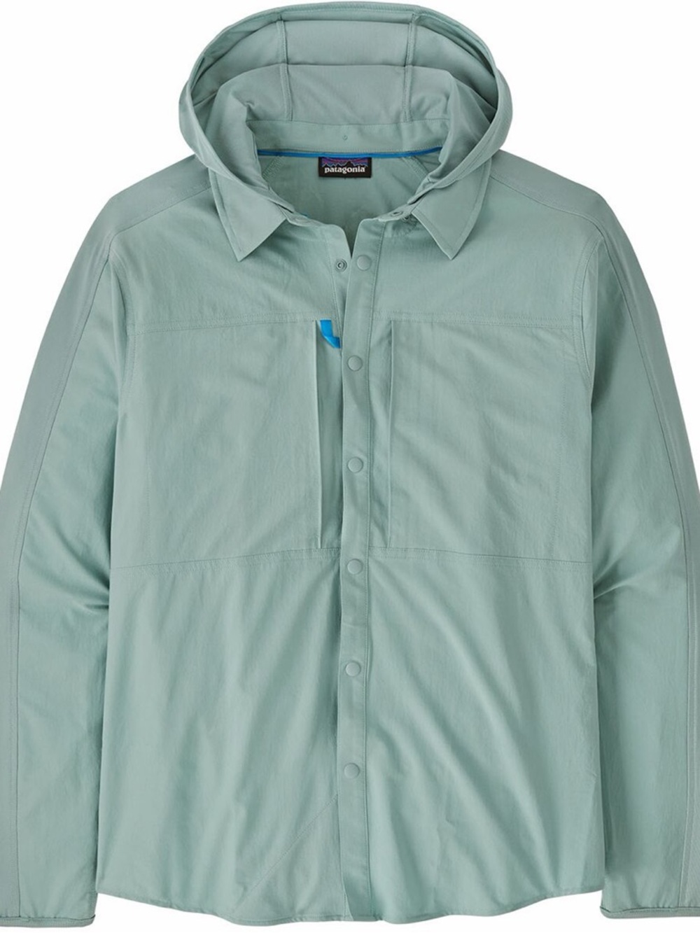 Patagonia Men’s Hooded Shirt Jacket | L |  - Seafoam